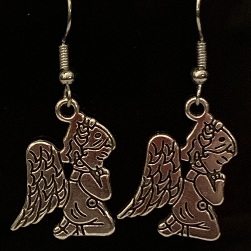 Angel Earrings, Angel Jewelry, Christmas Earrings, Holiday Earrings, Gift Idea